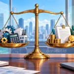 Ilustrasi perbedaan EBITDA dan net profit dalam laporan keuangan perusahaan