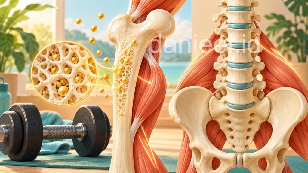 Angkat beban membantu memperkuat tulang dan mencegah osteoporosis