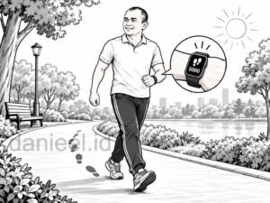 walking at least 5000 steps every day