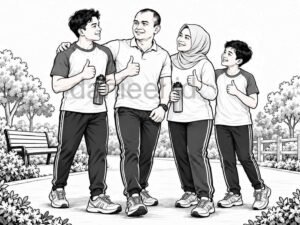 family support while adopting a healthy lifestyle