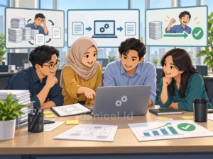 Tim menguji otomatisasi sederhana hingga masalah pekerjaan selesai secara tuntas