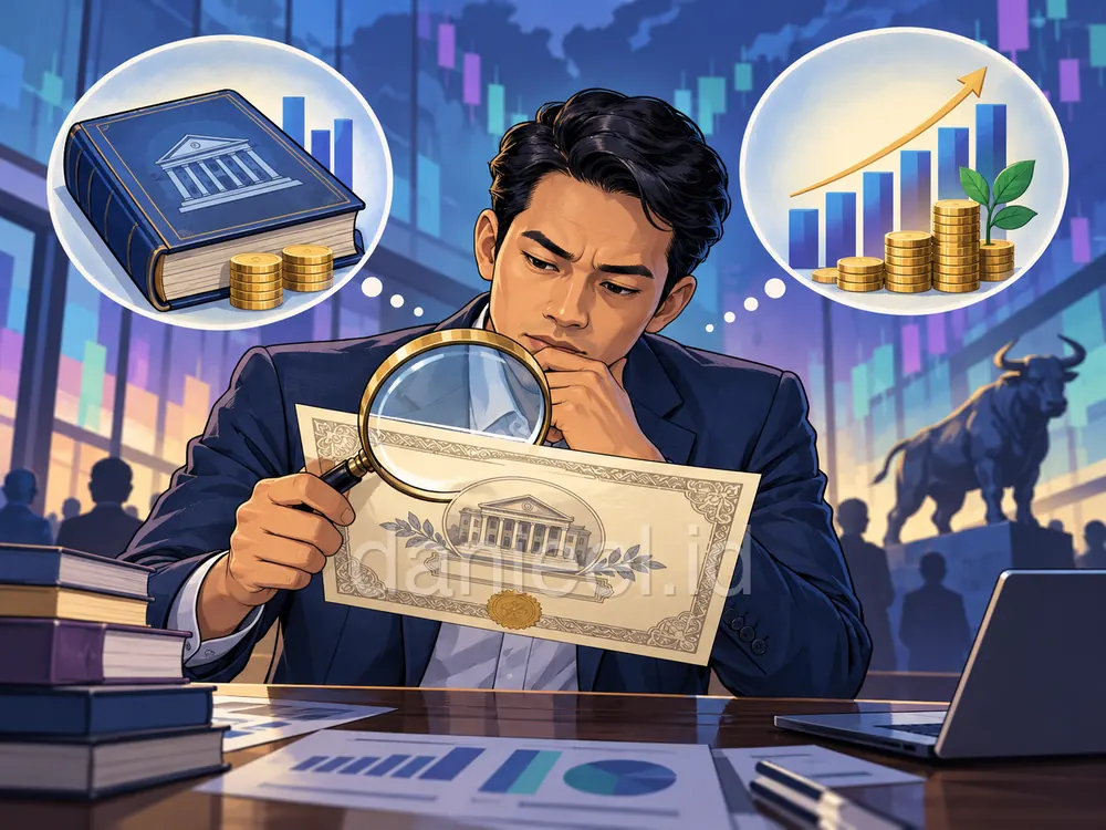 Investors compare stock price with earnings and company book value
