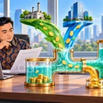 Ilustrasi cara membaca laporan perubahan ekuitas dari laba, dividen, dan penerbitan saham